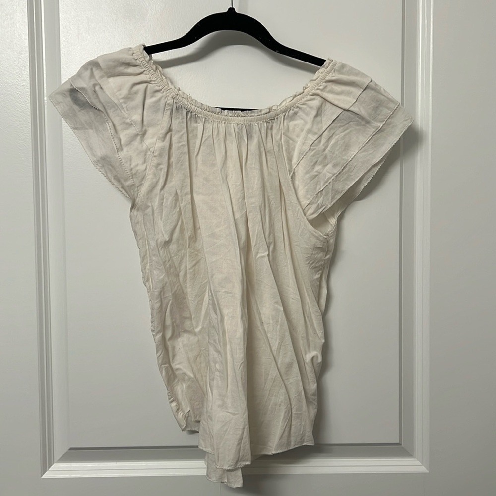 Aerie- Cream Blouse